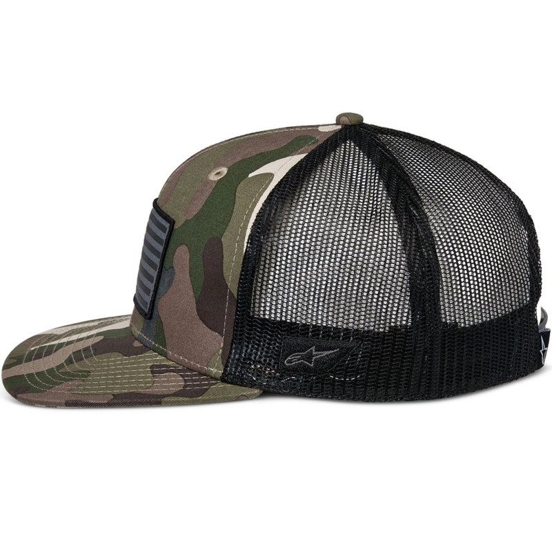 Alpinestars Flag Hue grøn camouflage-sort