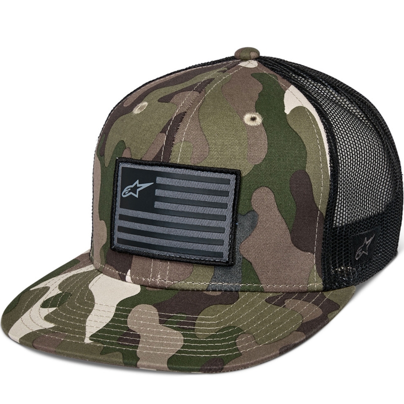 Alpinestars Corp kasket grøn camo-sort