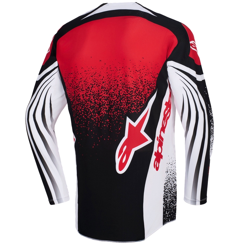 Alpinestars Techstar Nomur motocrosstrøje sort-hvid-rød