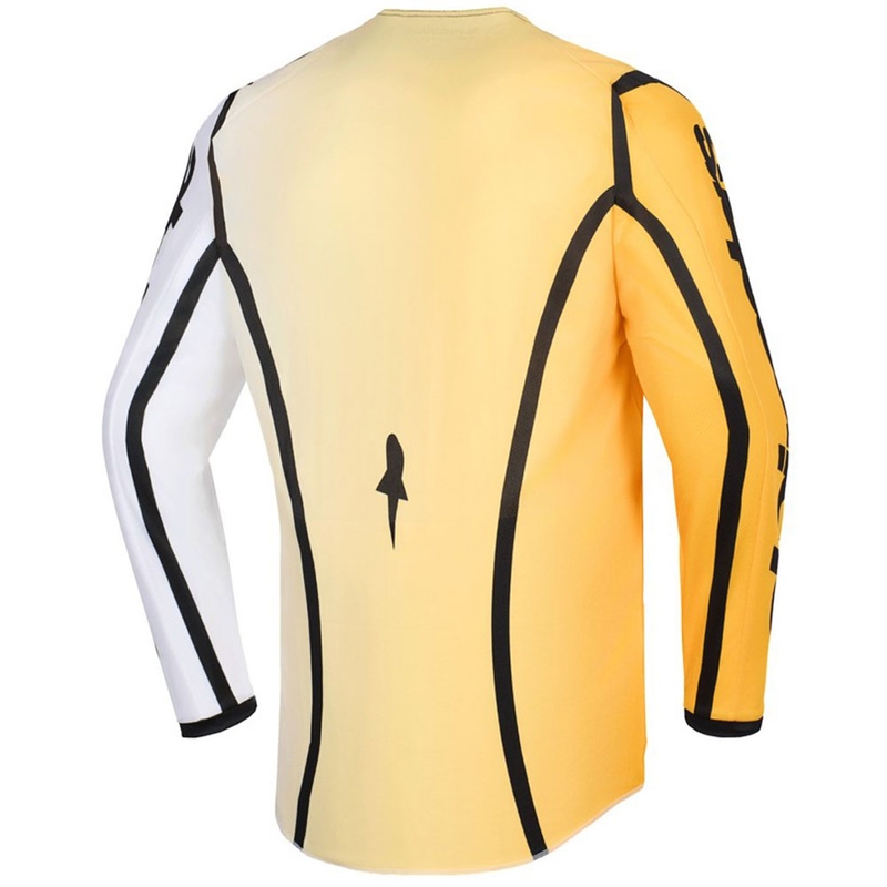 Alpinestars Fluid Apex motocross trøje gul-sort
