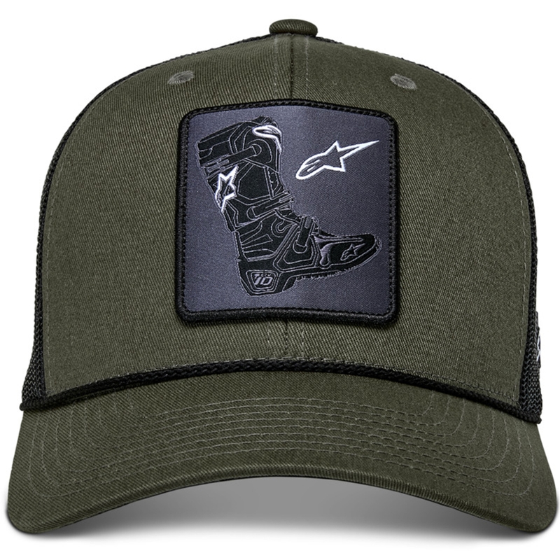 Alpinestars støvlet kasket grøn-sort
