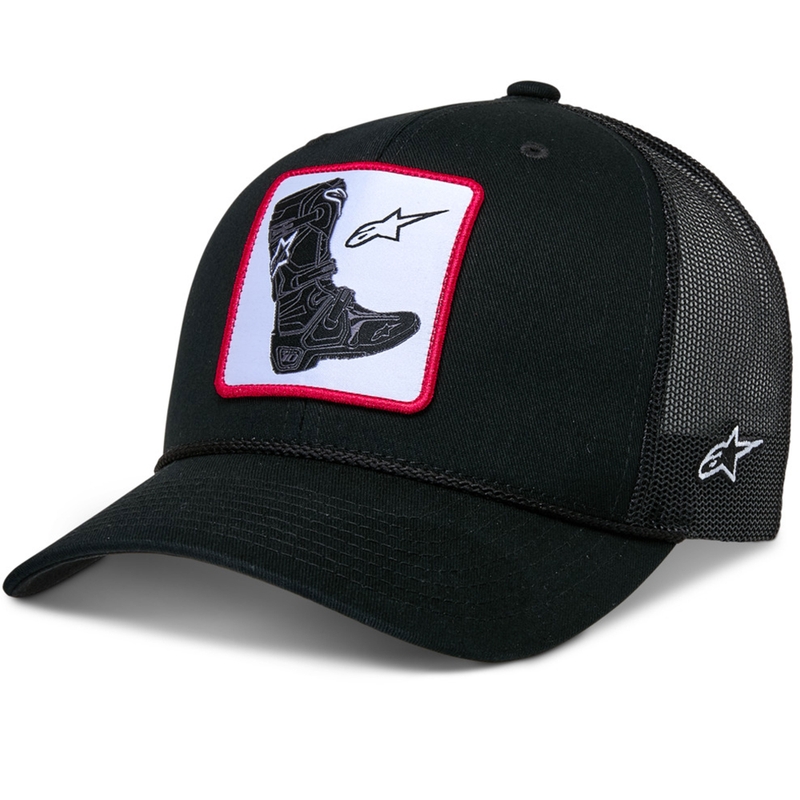 Alpinestars støvlet kasket, sort-sort