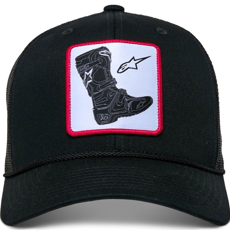 Alpinestars støvlet kasket, sort-sort