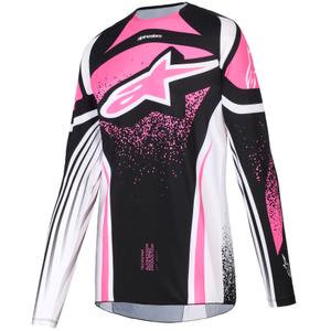 Alpinestars Stella Techstar Nomur dame motocrosstrøje sort-hvid-pink