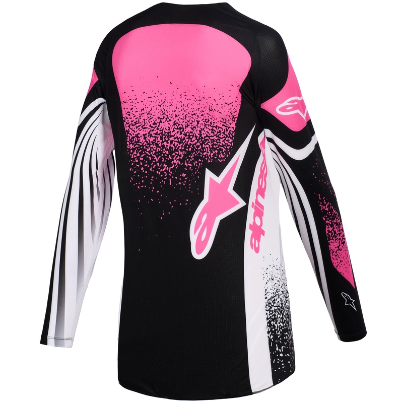 Alpinestars Stella Techstar Nomur dame motocrosstrøje sort-hvid-pink