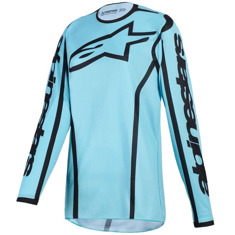 Alpinestars Stella Fluid Apex Motocrosstrøje Dame, Turkis-Sort