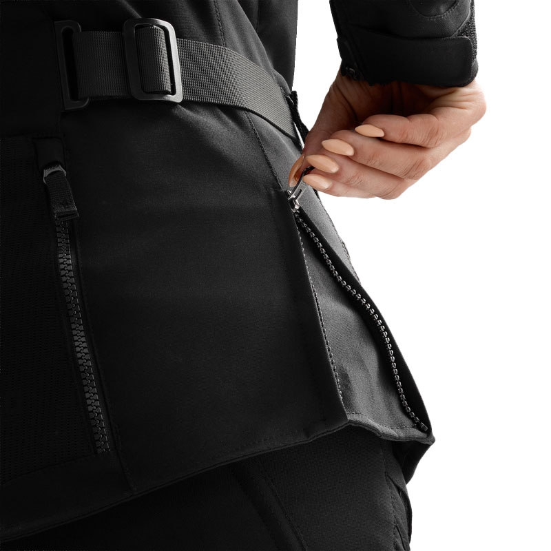 Dame motorcykeljakke Rebelhorn Hardy 3.0 sort