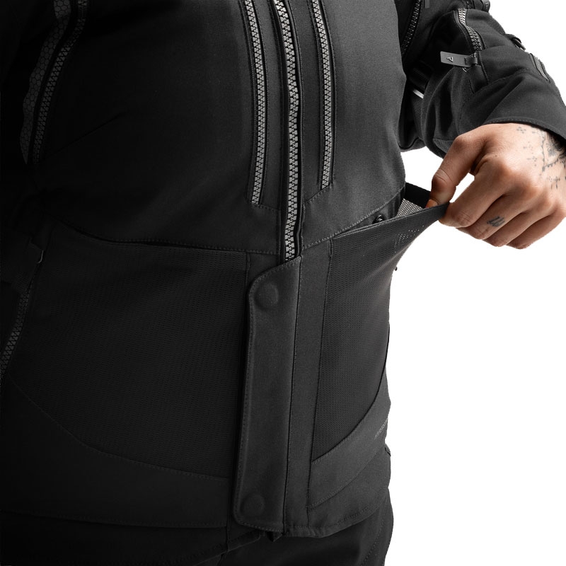 Dame motorcykeljakke Rebelhorn Hardy 3.0 sort