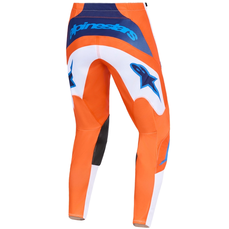 Alpinestars Fluid Grid motocrossbukser orange-blå-hvid