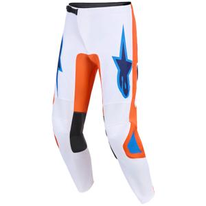 Alpinestars Fluid Grid motocrossbukser orange-blå-hvid