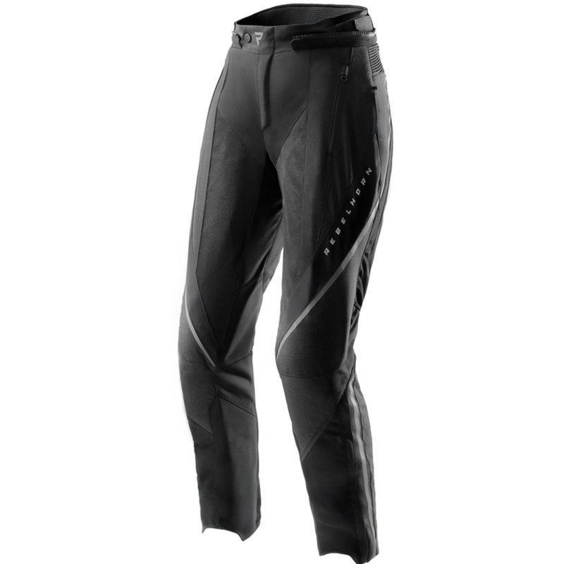 Dame motorcykelbukser Rebelhorn Hiflow V sort