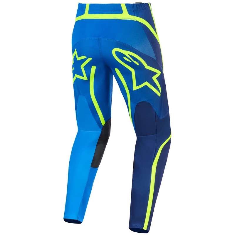 Alpinestars Fluid Apex motocrossbukser blå-fluo gul