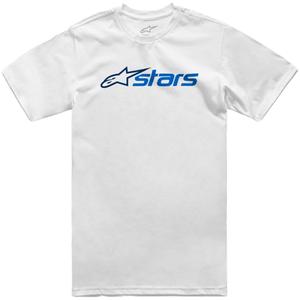 T-shirt Alpinestars Blaze 2.0 CSF hvid-blå