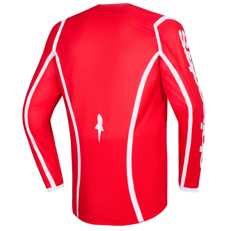 Alpinestars Fluid Apex børne motocrosstrøje rød/hvid