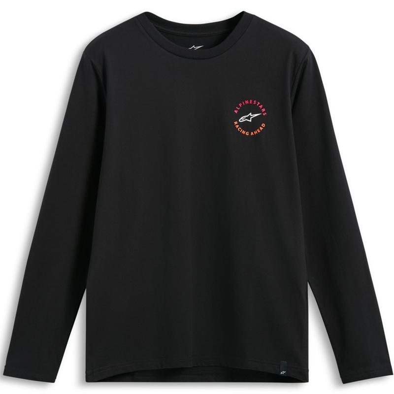 T-shirt Alpinestars True CSF Langærmet, Sort