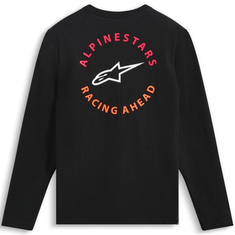 T-shirt Alpinestars True CSF Langærmet, Sort