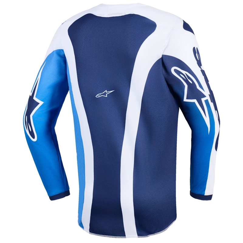 Crosstrøje Alpinestars Fluid Portl Børn, Blå/Hvid