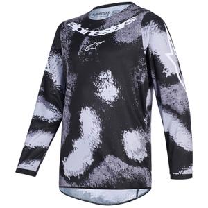 Alpinestars Fluid Lahnd Børne Motocross Trøje - Grå/Camo