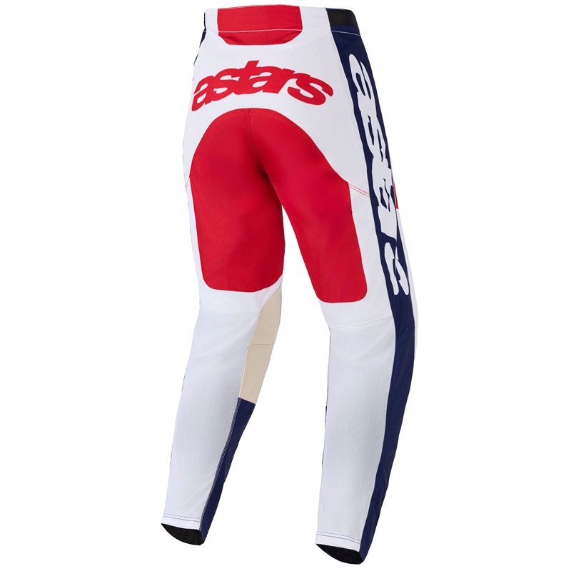 Alpinestars Racer Riway motocrossbukser hvid-blå-rød