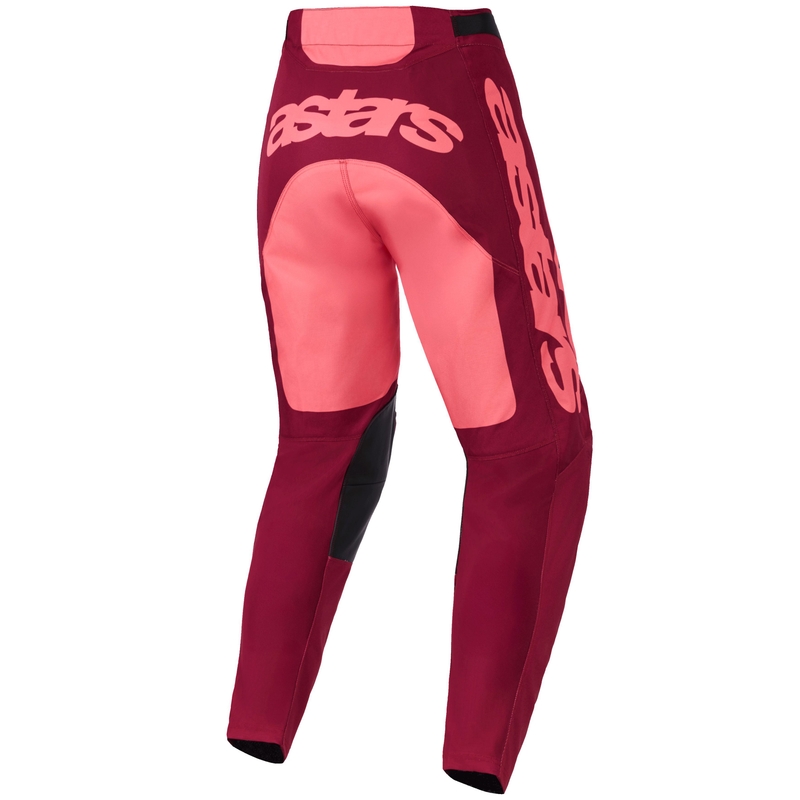 Alpinestars Racer Riway motocrossbukser mørkerød-koral