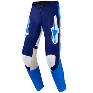Alpinestars Racer Riway motocrossbukser blå-lyseblå-hvid