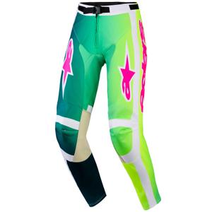 Alpinestars Racer Portl motocrossbukser grøn-hvid-sort