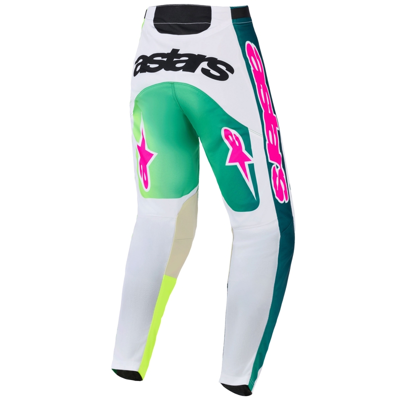 Alpinestars Racer Portl motocrossbukser grøn-hvid-sort