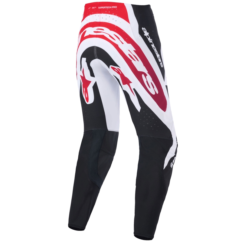 Alpinestars Supertech Pro Vista motocrossbukser sort-rød-hvid