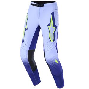 Alpinestars Supertech Scenz motocrossbukser lilla-fluo gul