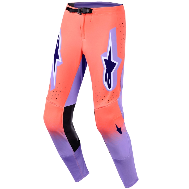 Alpinestars Supertech Scenz motocrossbukser orange-koral-lilla