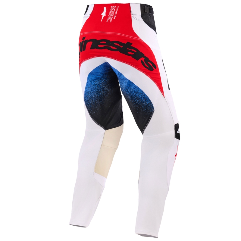 Alpinestars Techstar Knif motocrossbukser sort-hvid-blå-rød