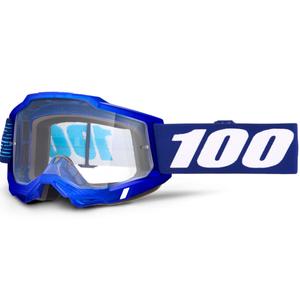 100% Accuri 2 2028 motocrossbriller med klar plexiglas