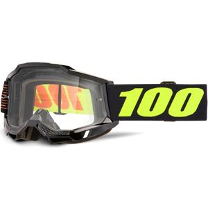 100% Accuri 2 Fairbanks motocrossbriller med klar plexiglas