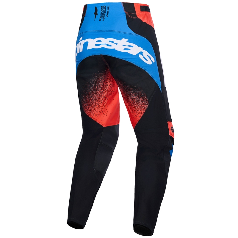 Alpinestars Techstar Knif motocrossbukser orange-sort-blå