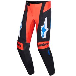 Alpinestars Techstar Knif motocrossbukser orange-sort-blå