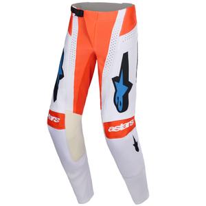Alpinestars Techstar Knif motocrossbukser lysegrå-fluo orange-sort