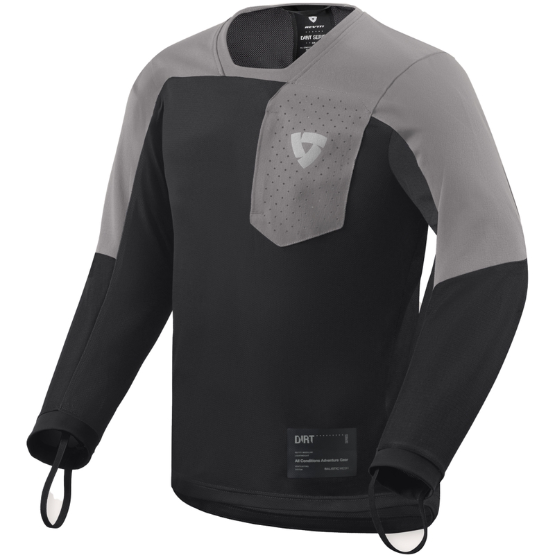 Revit Sierra 2 motocrosstrøje sort-grå