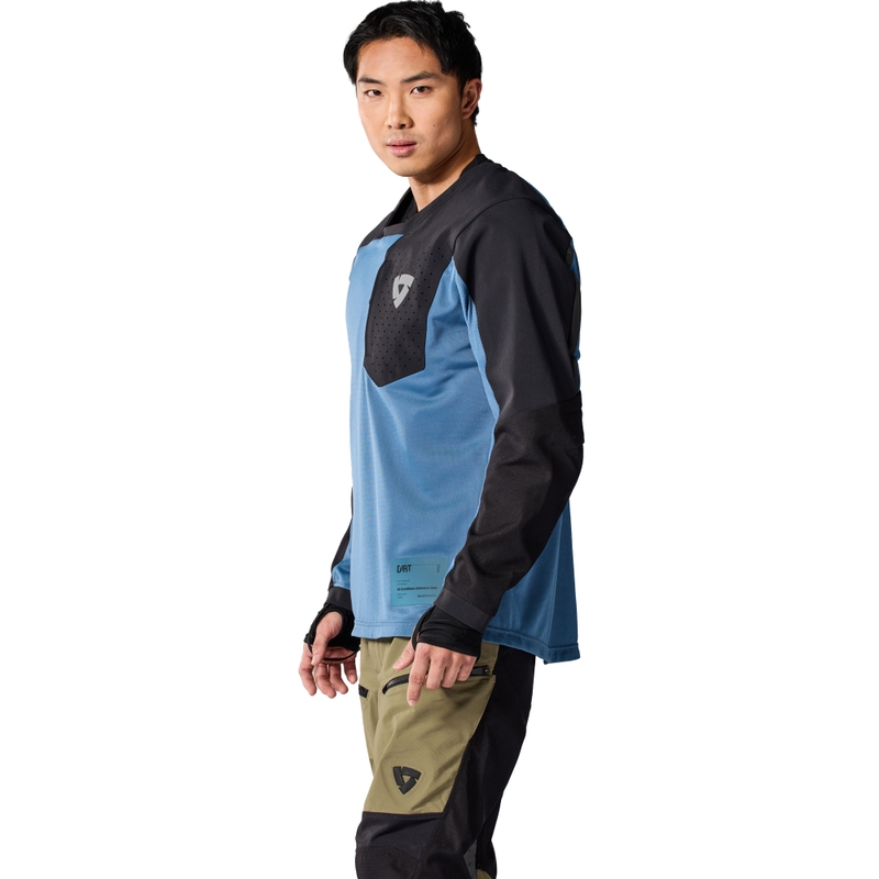 Revit Sierra 2 motocrosstrøje blå-sort