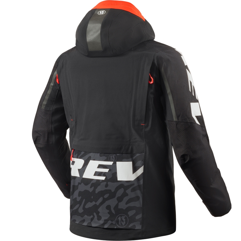 Revit Vision H2O motorcykeljakke sort-rød