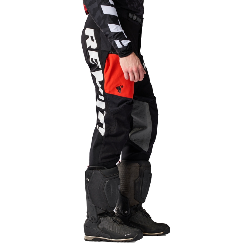 Revit Lejano motorcykelshorts sort-rød
