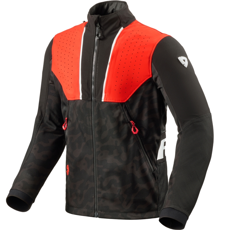 Revit Africa motorcykeljakke sort-rød
