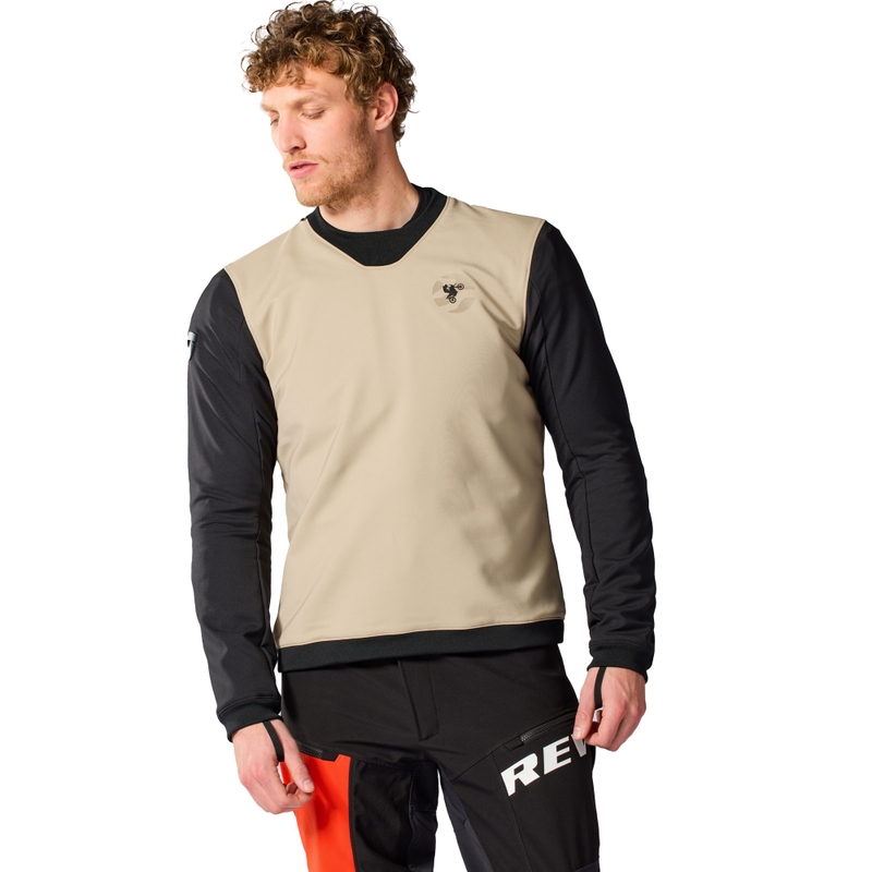 Revit Trazada motorcykelsweatshirt sand
