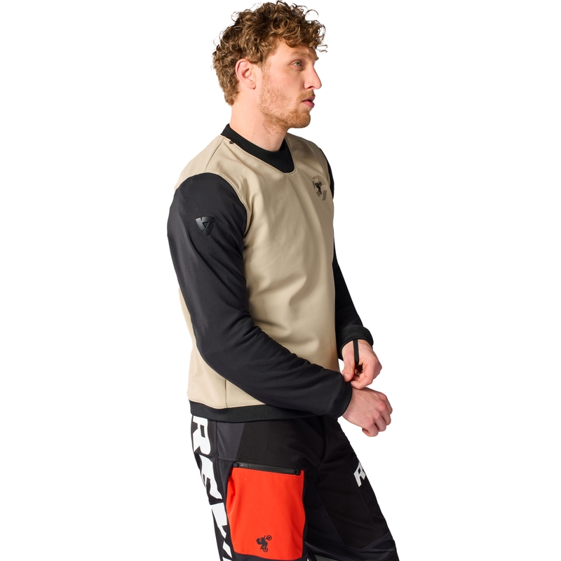 Revit Trazada motorcykelsweatshirt sand