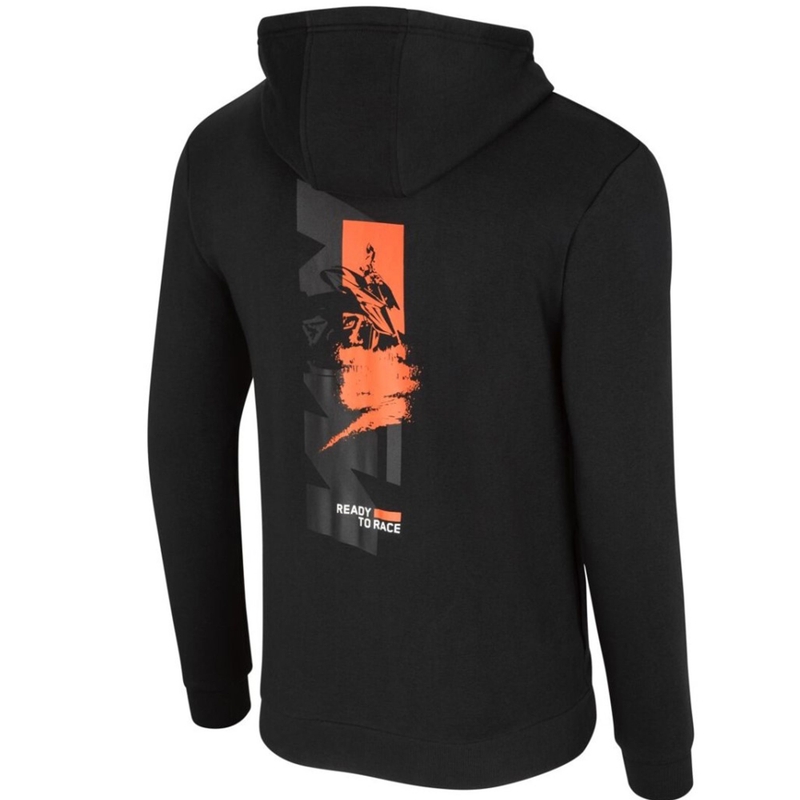 KTM Beast hættetrøje med lynlås, sort