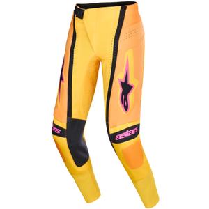 Alpinestars Techstar Nomur motocrossbukser orange-gul-pink