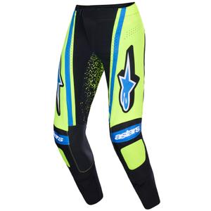 Alpinestars Techstar Nomur motocrossbukser mørkeblå-fluo gul-blå