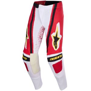 Alpinestars Techstar Nomur motocrossbukser lysegrå-rød-sort-gul