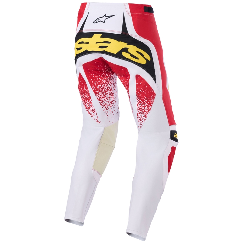 Alpinestars Techstar Nomur motocrossbukser lysegrå-rød-sort-gul