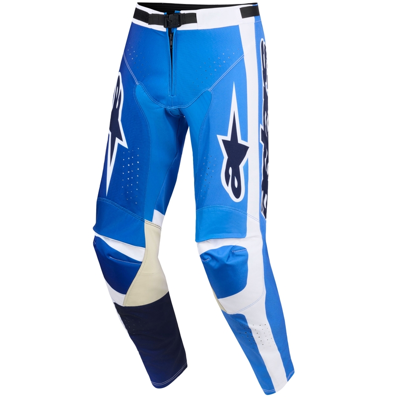 Alpinestars Racer Air Portl motocrossbukser blå-hvid