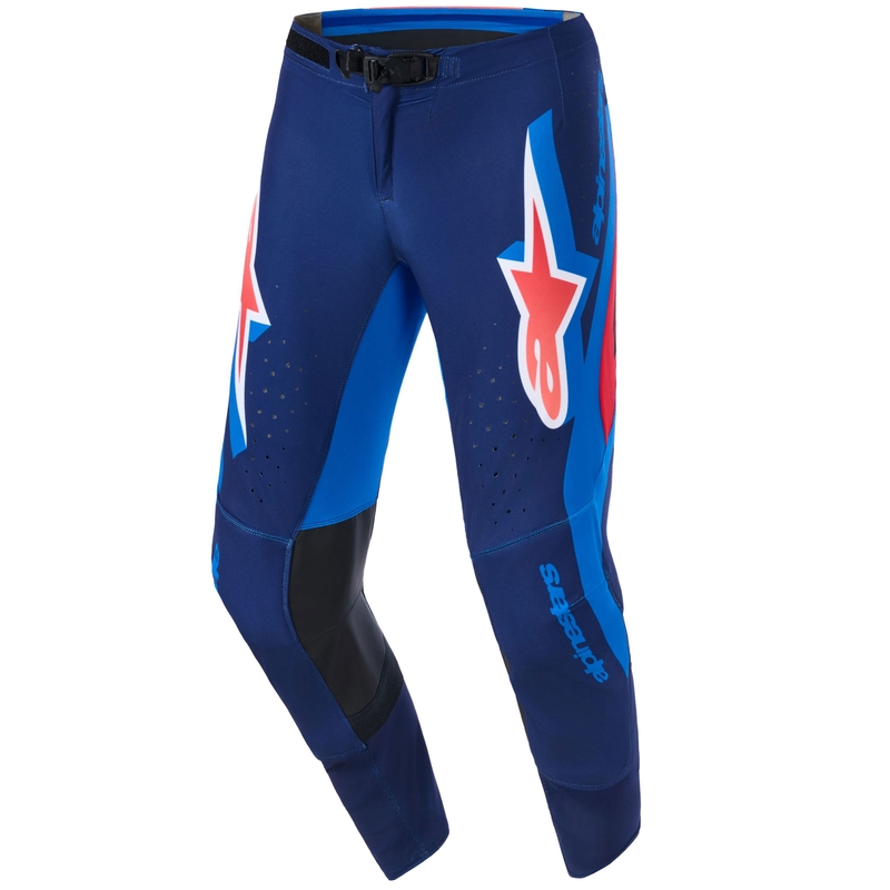 Alpinestars Supertech Vista motocrossbukser mørkeblå-koral-kobolt